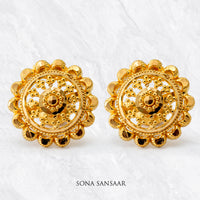 Thumbnail for Kalika Gold Culcutti Studs | Sona Sansaar