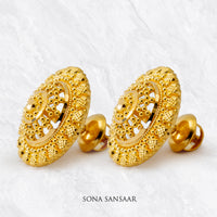 Thumbnail for Kanika Gold Culcutti Studs | Sona Sansaar