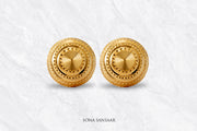 Dotline Gold Culcutti Studs | Sona Sansaar