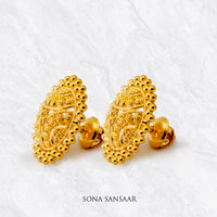Thumbnail for Vilasita Gold Culcutti Studs | Sona Sansaar