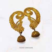Thumbnail for Kaan Baali Jhumka Gold Earrings