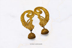 Kaan Baali Jhumka Gold Earrings