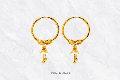 Echo Dangle Hoops | Sona Sansaar