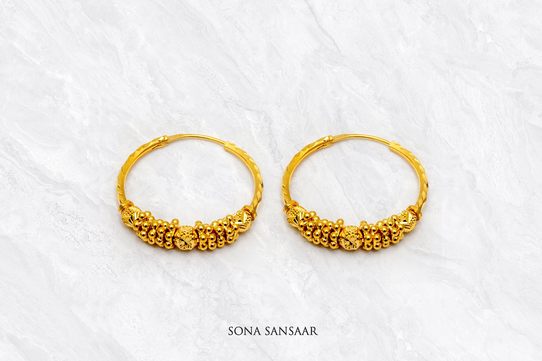 Thursday Thrill Bali Hoop Earrings | Sona Sansaar