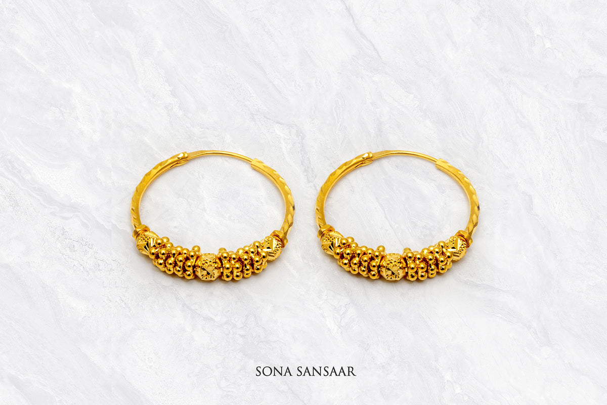 Thursday Thrill Bali Hoop Earrings | Sona Sansaar