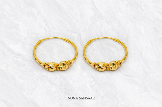 Friday Flair Bali Hoop Earrings | Sona Sansaar