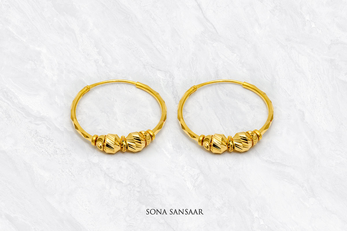 Friday Flair Bali Hoop Earrings | Sona Sansaar
