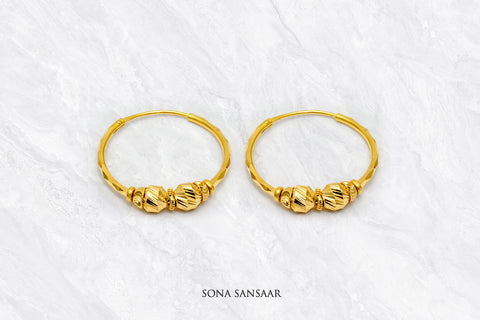 Friday Flair Bali Hoop Earrings | Sona Sansaar