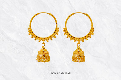 Nritya Bell Jhumka Hoops | Sona Sansaar