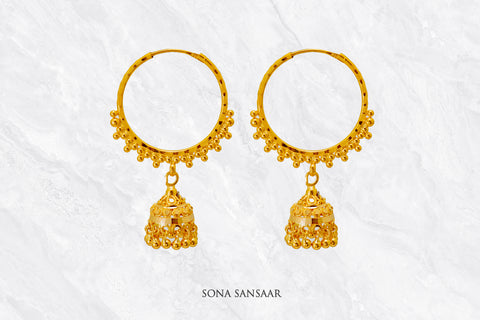 Nritya Bell Jhumka Hoops | Sona Sansaar