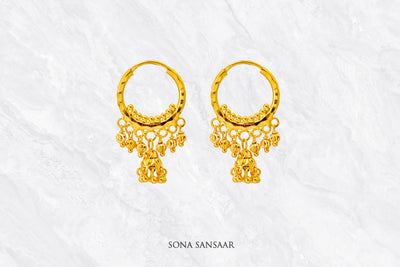 Saanjh Jhumka Hoops | Sona Sansaar