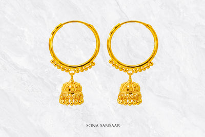 Surya Jhumka Hoops | Sona Sansaar