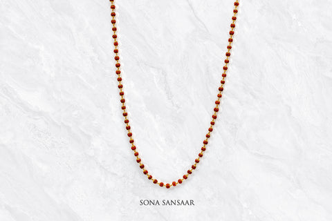 Ananta Rudraksha Ballmala Necklace | Sona Sansaar