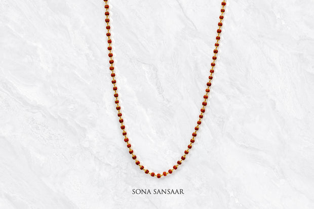 Ananta Rudraksha Ballmala Necklace | Sona Sansaar