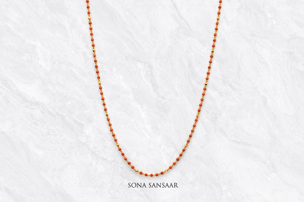 Anugrah Rudraksha Ballmala Necklace | Sona Sansaar