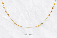 Whisper Meenakari Ballmala Necklace | Sona Sansaar