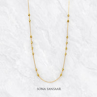 Thumbnail for Whisper Meenakari Ballmala Necklace | Sona Sansaar