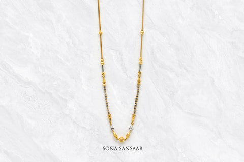 Dusk and Dawn Ballmala Necklace | Sona Sansaar