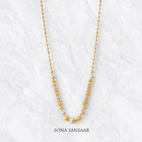 Thumbnail for Celeste Two Toned Ballmala Necklace | Sona Sansaar