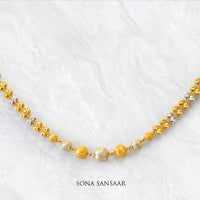 Thumbnail for Celeste Two Toned Ballmala Necklace | Sona Sansaar