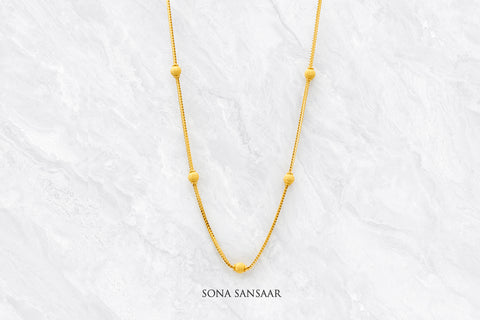 Solo Essence Short Ballmala Necklace | Sona Sansaar