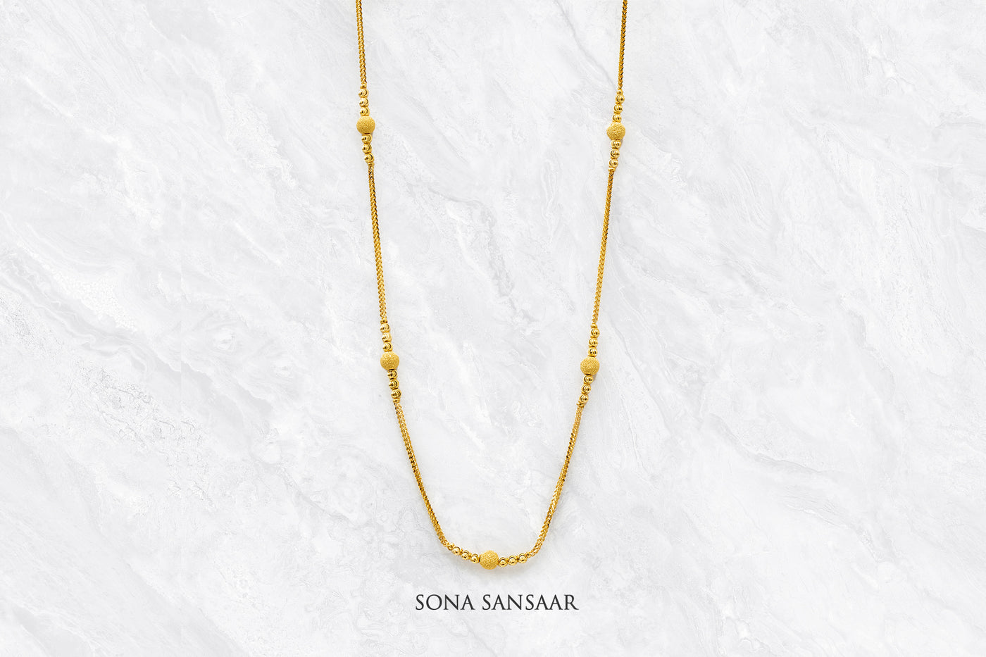 Gleam Short Ballmala Necklace | Sona Sansaar
