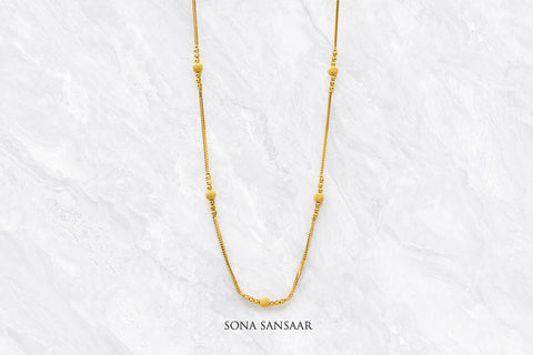 Gleam Short Ballmala Necklace | Sona Sansaar