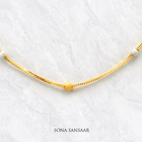 Thumbnail for DuoGlint Short Ballmala Necklace | Sona Sansaar