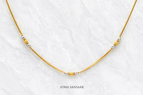 Lumina Twin Short Ballmala Necklace | Sona Sansaar