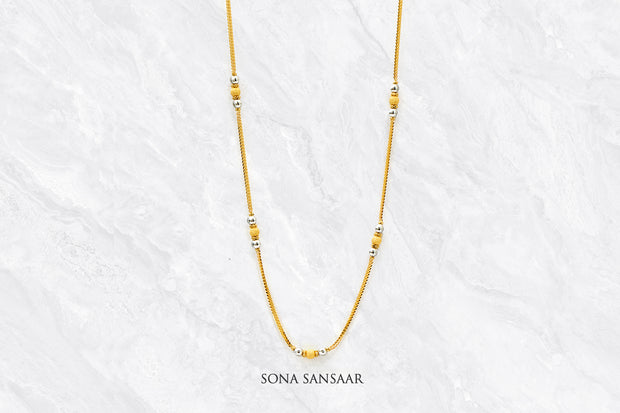 Lumina Twin Short Ballmala Necklace | Sona Sansaar