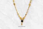 Twilight Pearls Ballmala Necklace | Sona Sansaar