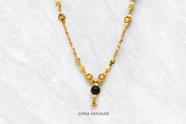 Twilight Pearls Ballmala Necklace | Sona Sansaar