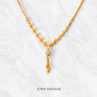 Thumbnail for Solar Wave Ballmala Necklace | Sona Sansaar