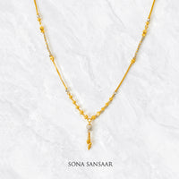 Thumbnail for Solar Wave Ballmala Necklace | Sona Sansaar