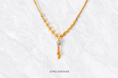 Solar Wave Ballmala Necklace | Sona Sansaar