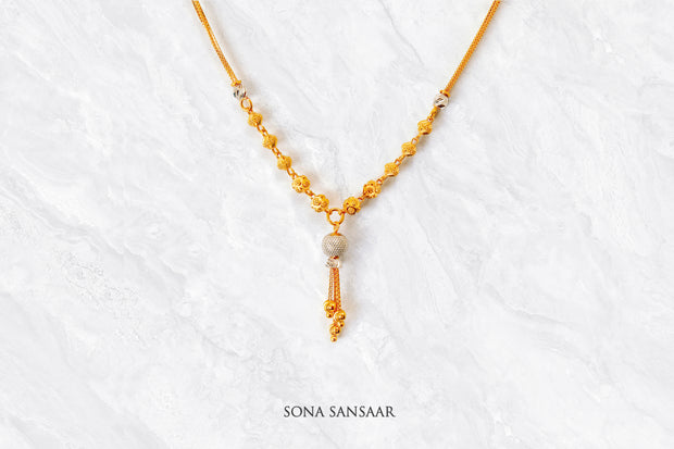 Solar Wave Ballmala Necklace | Sona Sansaar