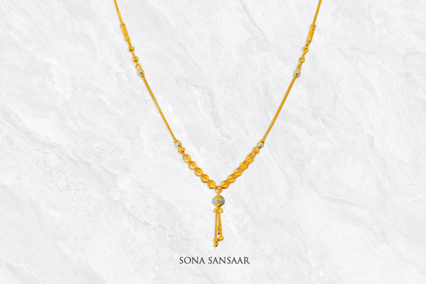 Solar Mist Ballmala Necklace | Sona Sansaar