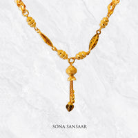 Thumbnail for Sway Golden Ballmala Necklace | Sona Sansaar