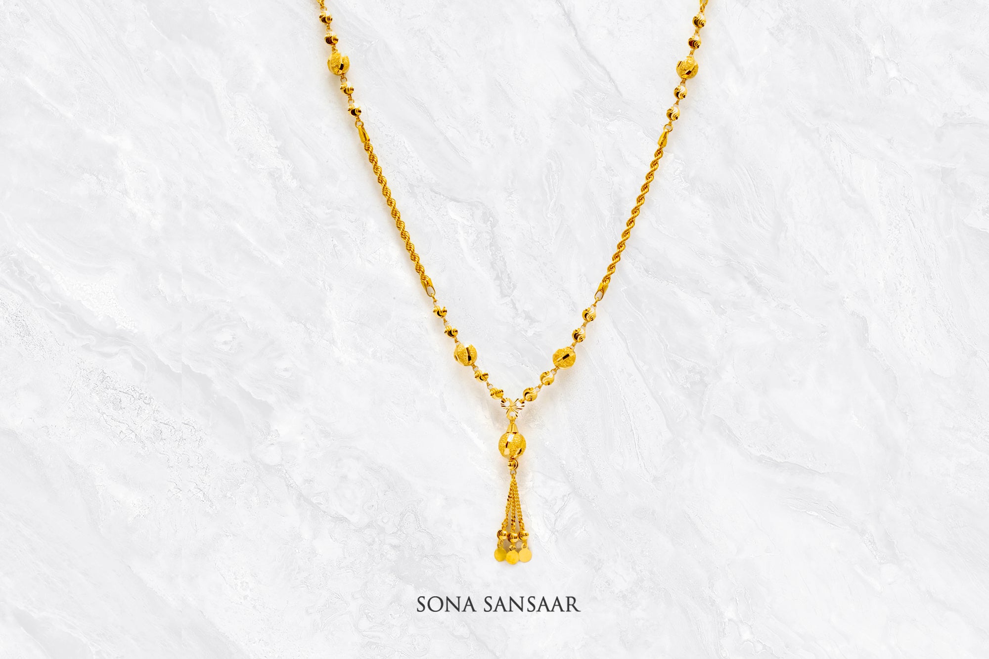 Sunny Twist Ballmala Necklace | Sona Sansaar