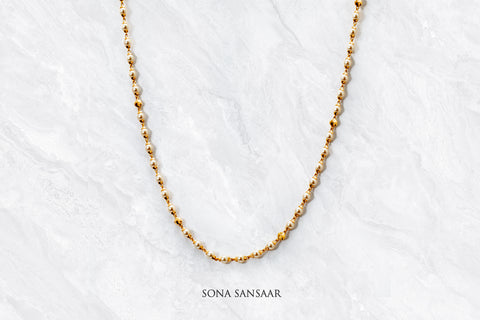 Oriana Gold and Pearl Ballmala Necklace | Sona Sansaar