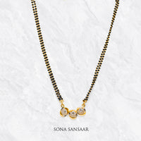 Thumbnail for Trio Spark Single Row Mangalsutra | Sona Sansaar