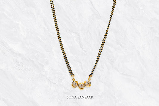 Trio Spark Single Row Mangalsutra | Sona Sansaar