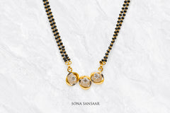Trio Spark Single Row Mangalsutra | Sona Sansaar
