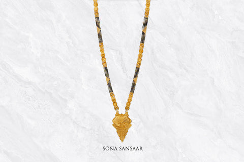 Empress 3 Row Mangalsutra | Sona Sansaar