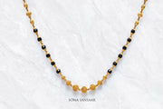 Midnight Crystal Mangalsutra | Sona Sansaar