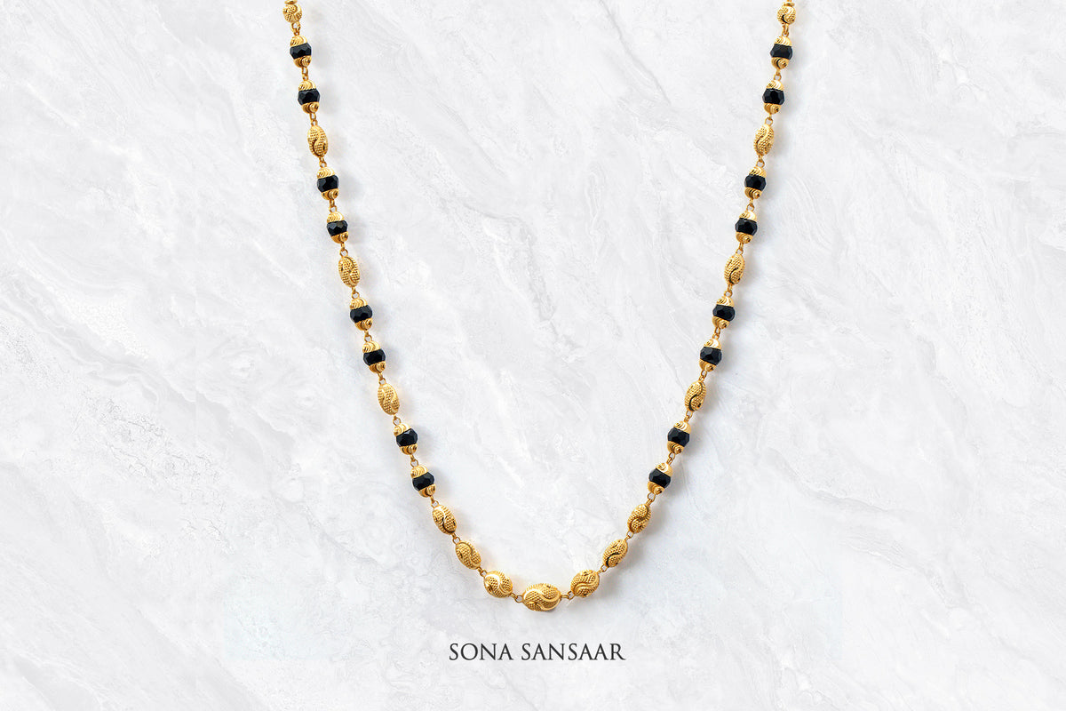 Zenith Long Crystal Mangalsutra | Sona Sansaar