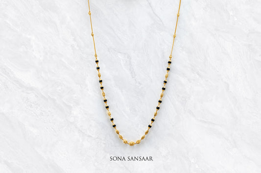 Zenith Long Crystal Mangalsutra | Sona Sansaar