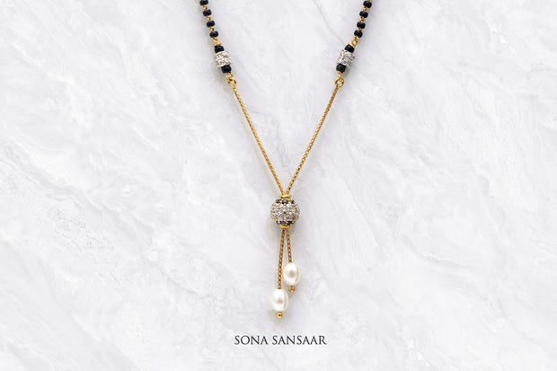 Starlit Pearls Mangalsutra | Sona Sansaar