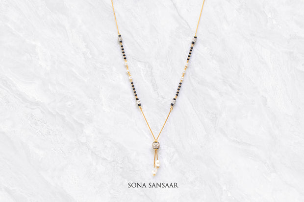 Starlit Pearls Mangalsutra | Sona Sansaar