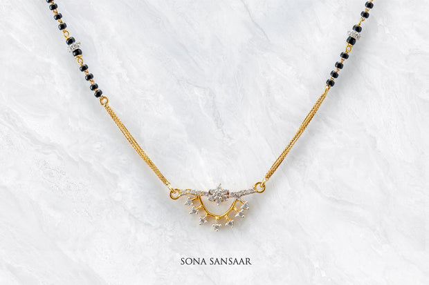 Starry Embrace CZ Mangalsutra | Sona Sansaar